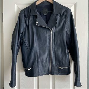 Leith Leather Biker Jacket